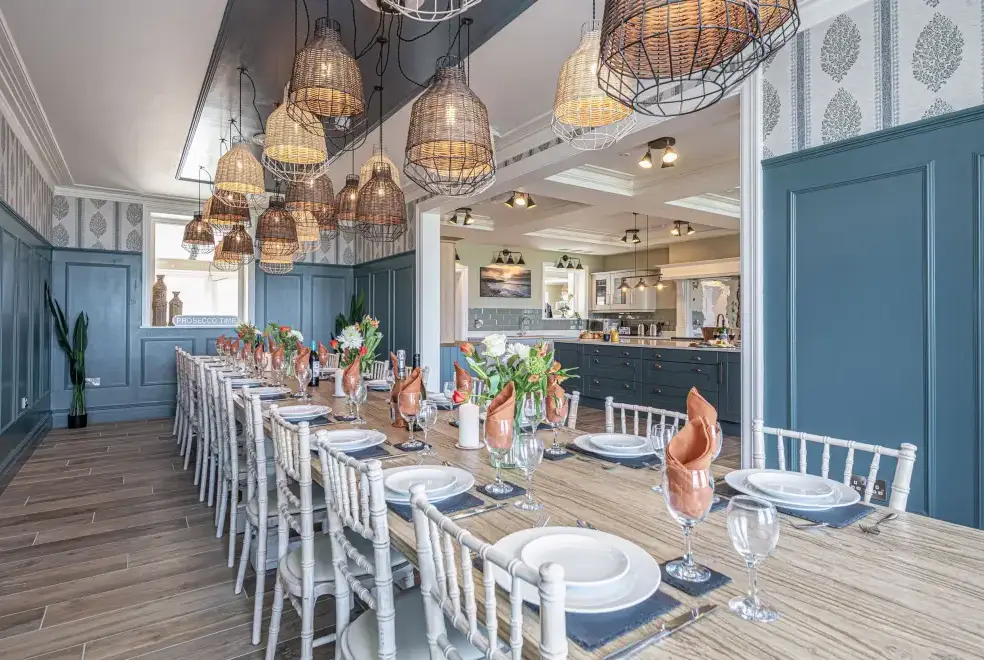 Dining room at Ty Glas Beach House