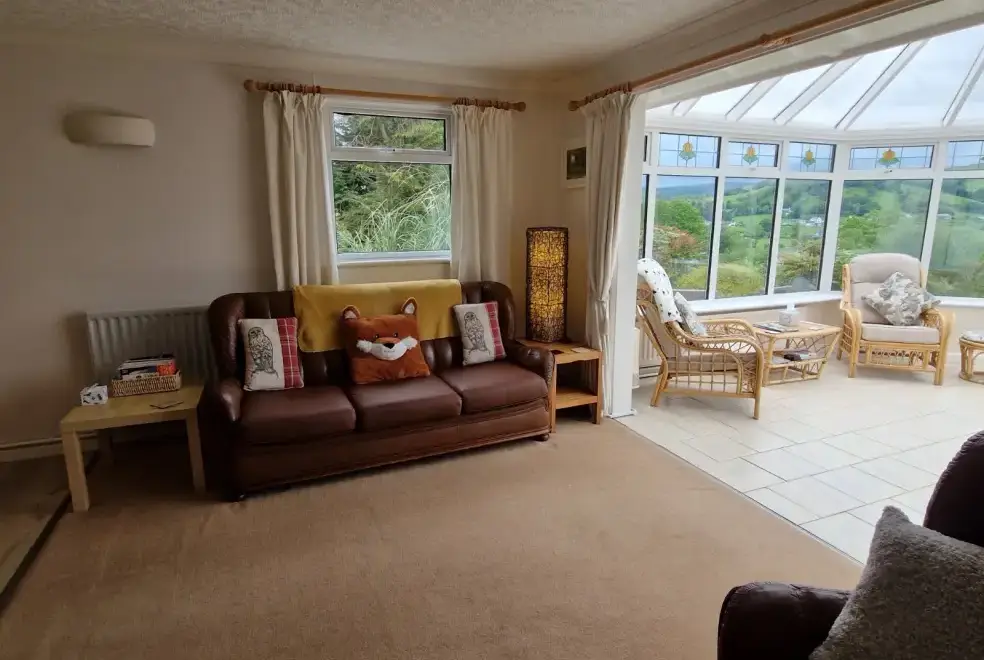 Conservatory at Ty Gwyn Cottage
