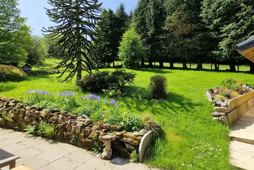 Garden at Ty Gwyn Cottage