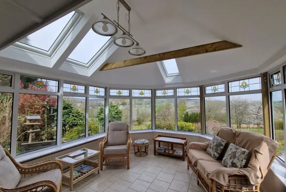 Conservatory at Ty Gwyn Cottage
