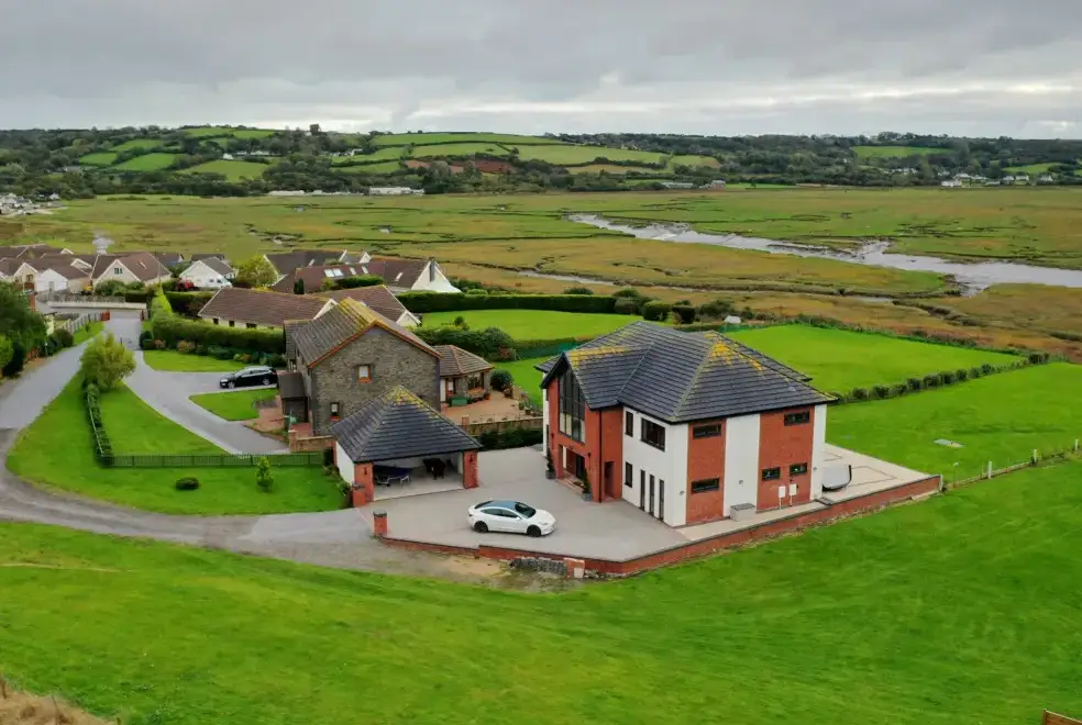 Countryside views at Ty Marlyn