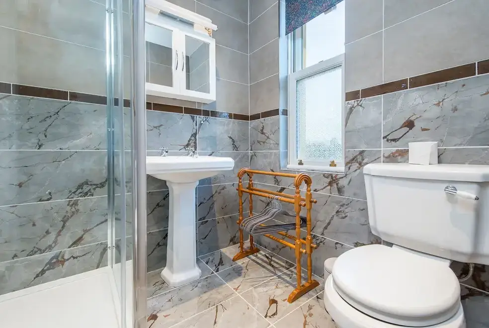 Shower room at Ty Penbryn