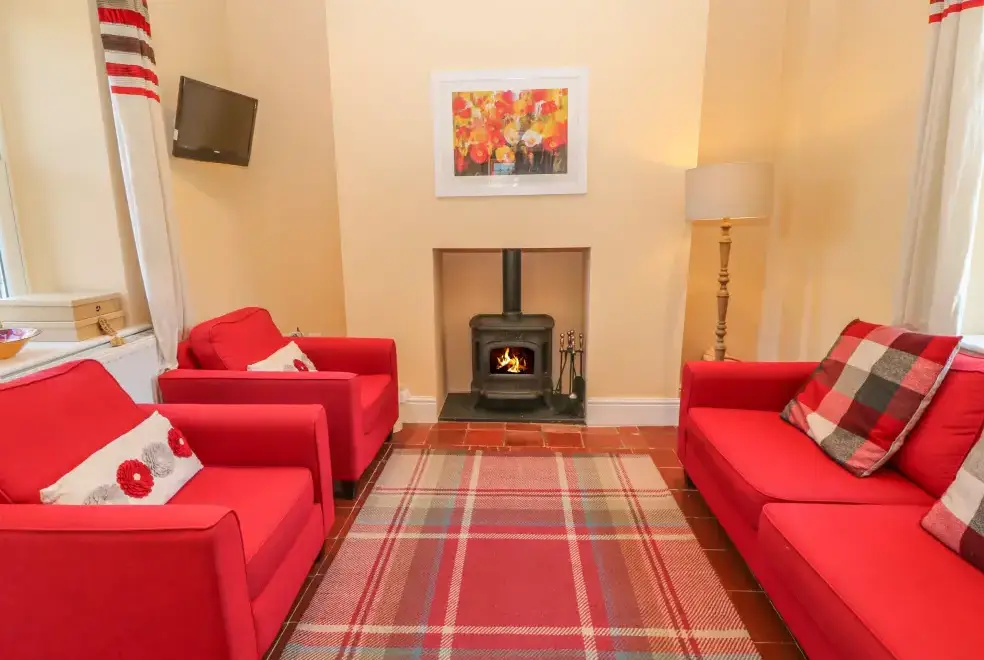 Lounge at Tyddyn Goronwy Beach Cottage, Coastal Snowdonia