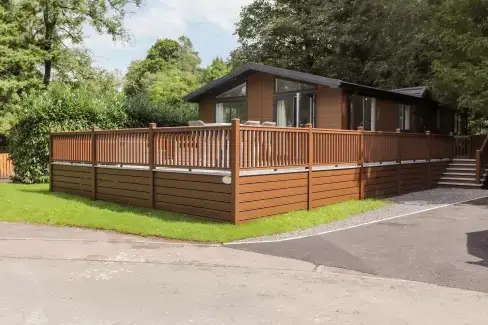 Unique Luxury Lodge, Cumbria, from the outside
