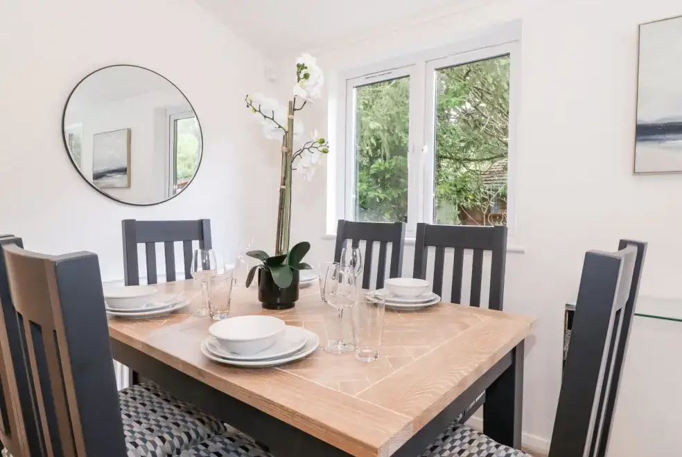Dining room at Unique Luxury Lodge