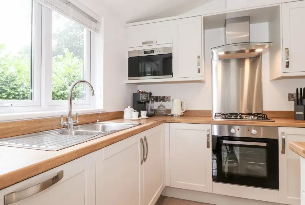 Well equipped kitchen at Unique Luxury Lodge