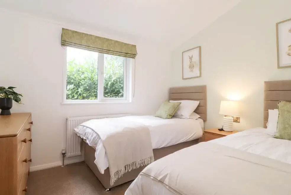 Bedroom at Unique Luxury Lodge