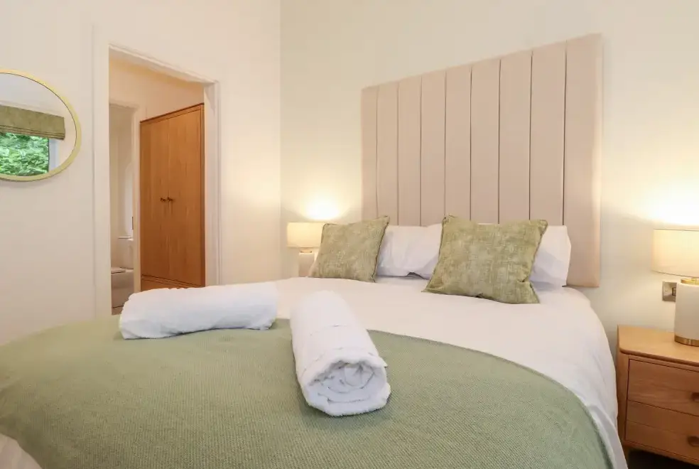 Bedroom at Unique Luxury Lodge