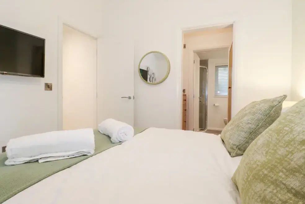 Bedroom at Unique Luxury Lodge