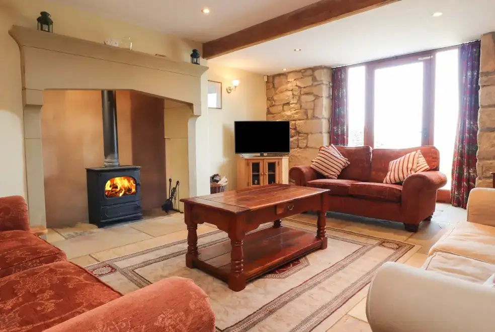 Lounge at Usherwoods Barn, Forest of Bowland