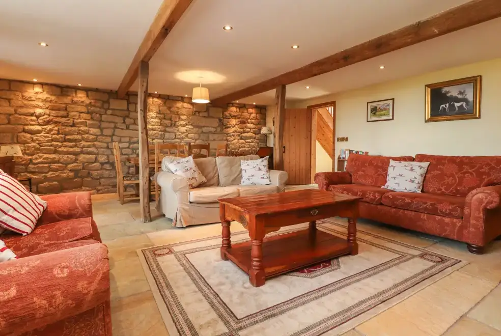 Lounge at Usherwoods Barn, Forest of Bowland