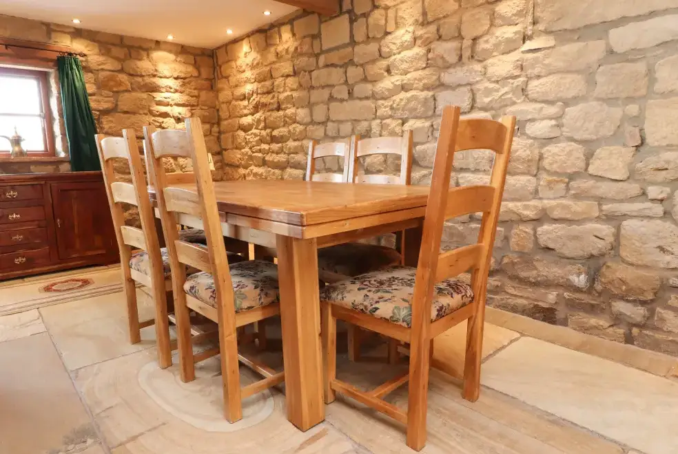 Dining room at Usherwoods Barn, Forest of Bowland