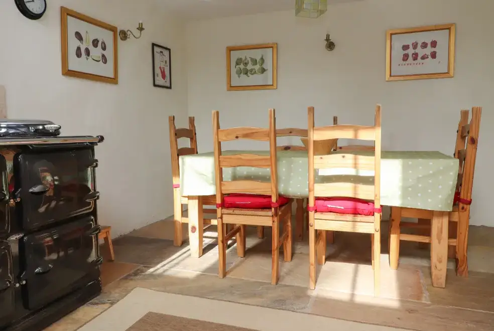Dining room at Usherwoods Barn, Forest of Bowland