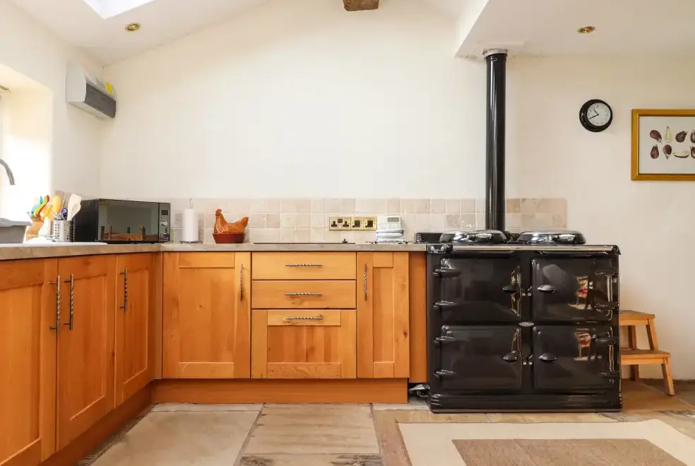 Farmhouse style kitchen at Usherwoods Barn, Forest of Bowland