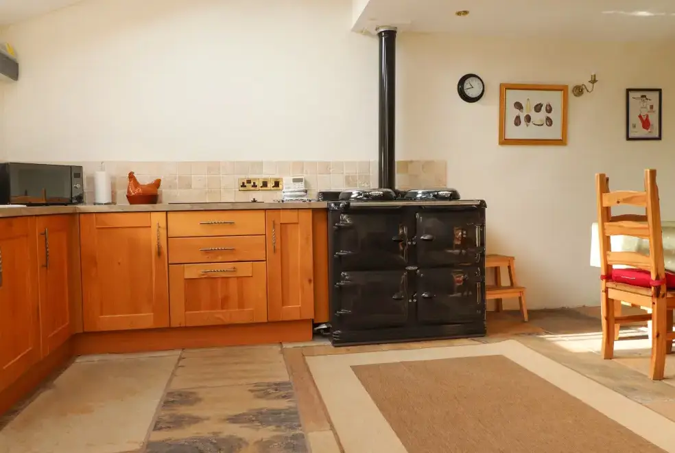 Farmhouse style kitchen at Usherwoods Barn, Forest of Bowland