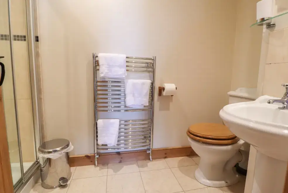 Shower room at Usherwoods Barn, Forest of Bowland