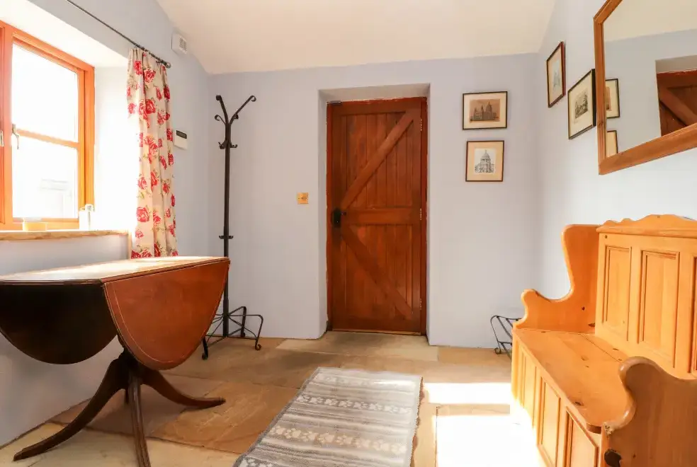 Boot room at Usherwoods Dairy