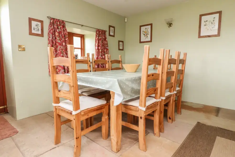 Dining room at Usherwoods Dairy