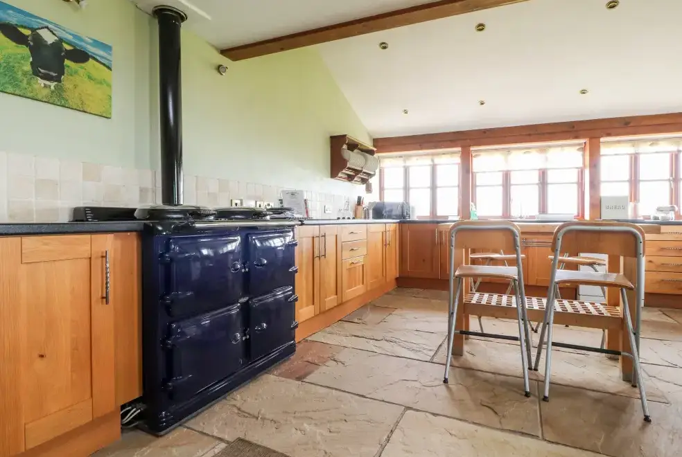 Farmhouse style kitchen at Usherwoods Dairy