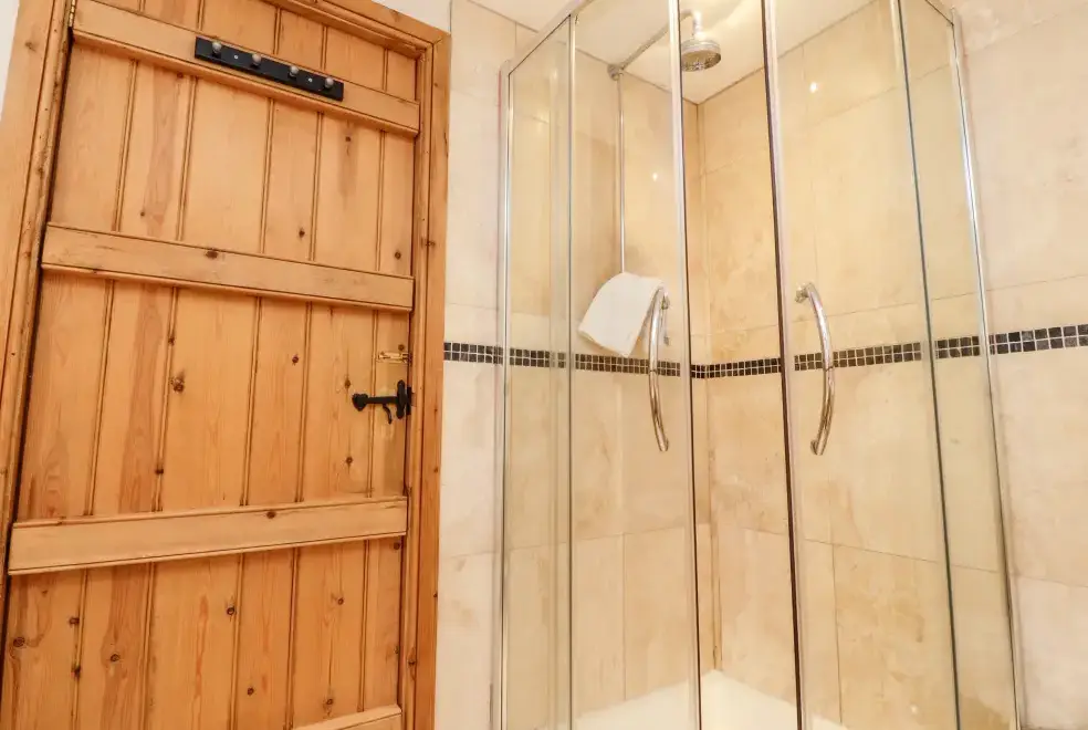 Shower room at Usherwoods Dairy