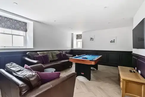 Games Room at Valerian Lodge, Gwynedd