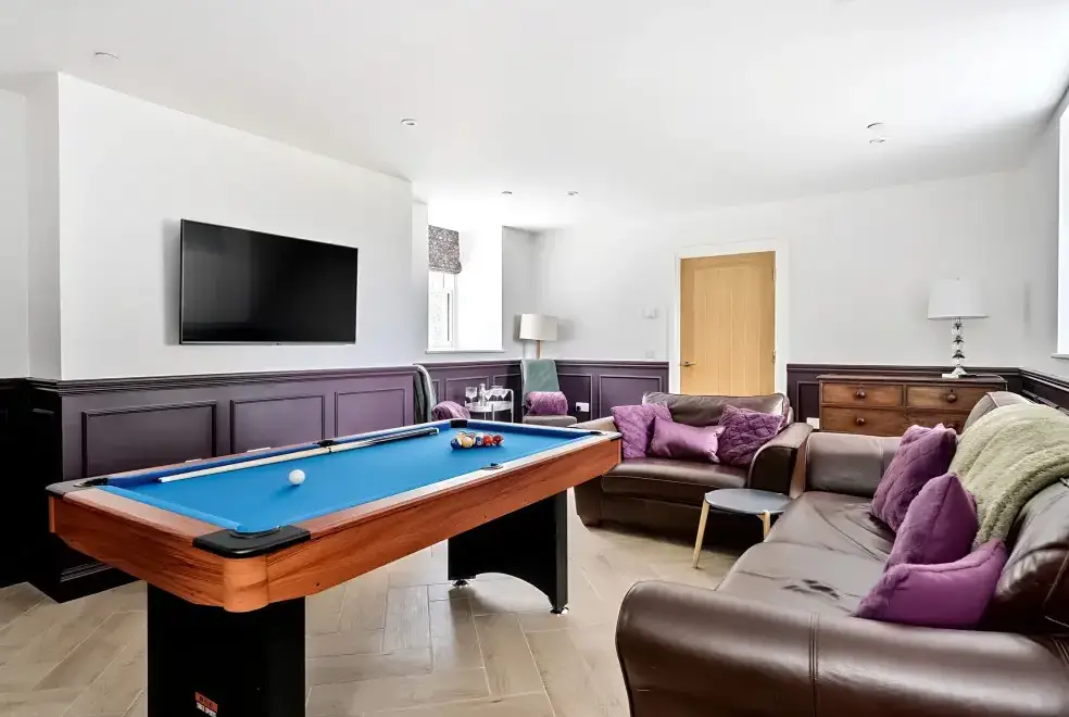 Games Room at Valerian Lodge