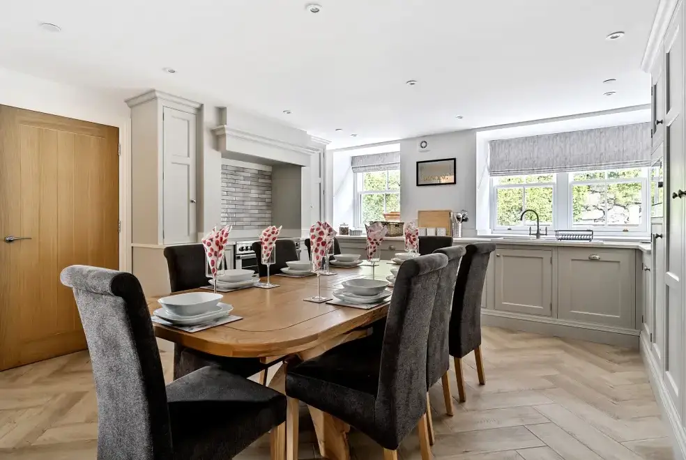 Kitchen/diner at Valerian Lodge