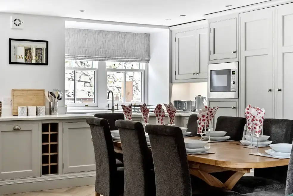 Kitchen/diner at Valerian Lodge