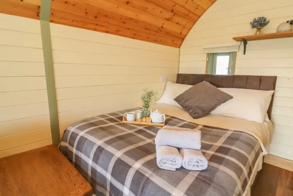 Bedroom at Valley View Cabin
