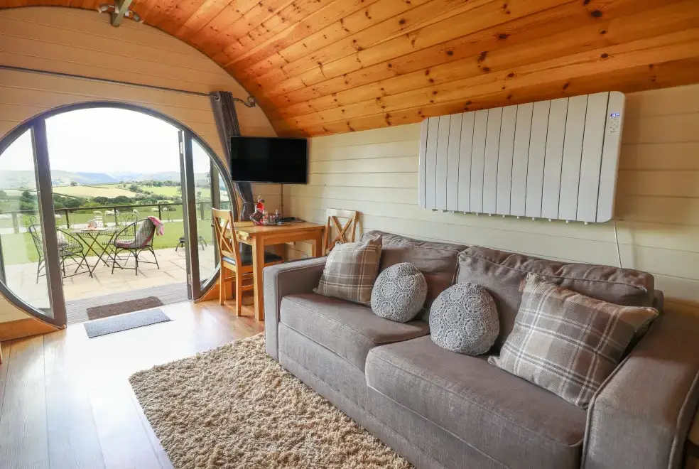 Lounge at Valley View Cabin