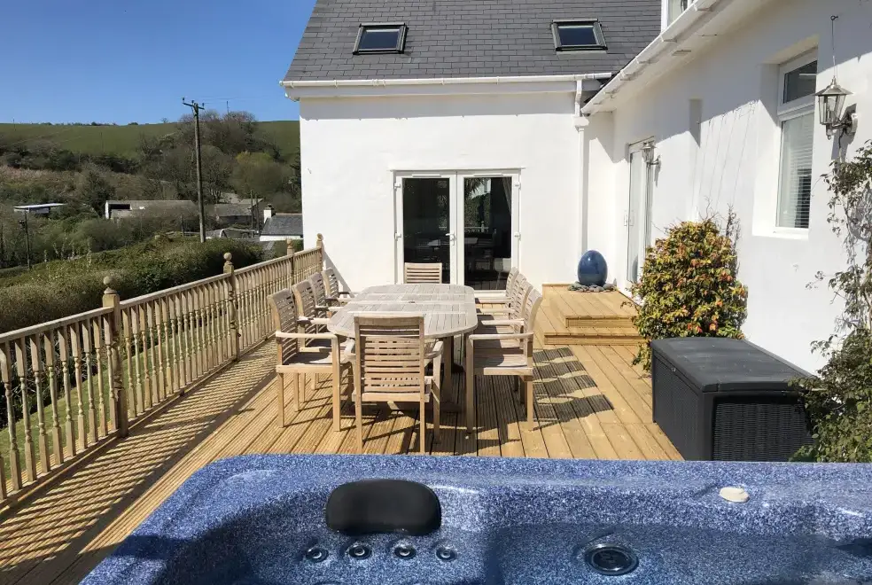 Decked area at Valley View