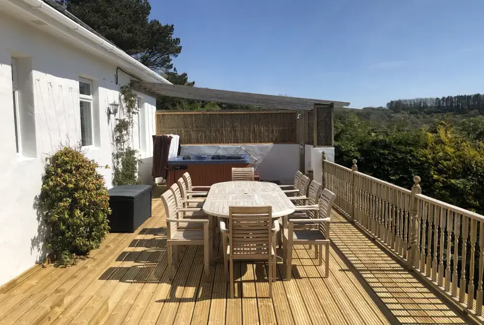 Decked area at Valley View