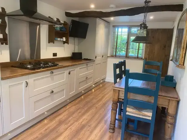 Kitchen/diner at Victory Cottage