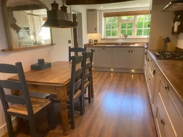 Kitchen/diner at Victory Cottage