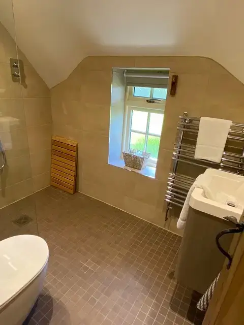 Wet room at Victory Cottage