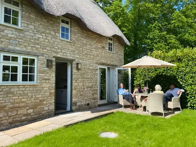 Garden furniture at Victory Cottage