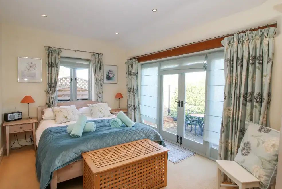 Bedroom at Virginia Barn near Shrewsbury