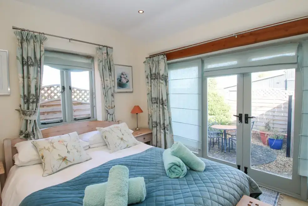 Bedroom at Virginia Barn near Shrewsbury