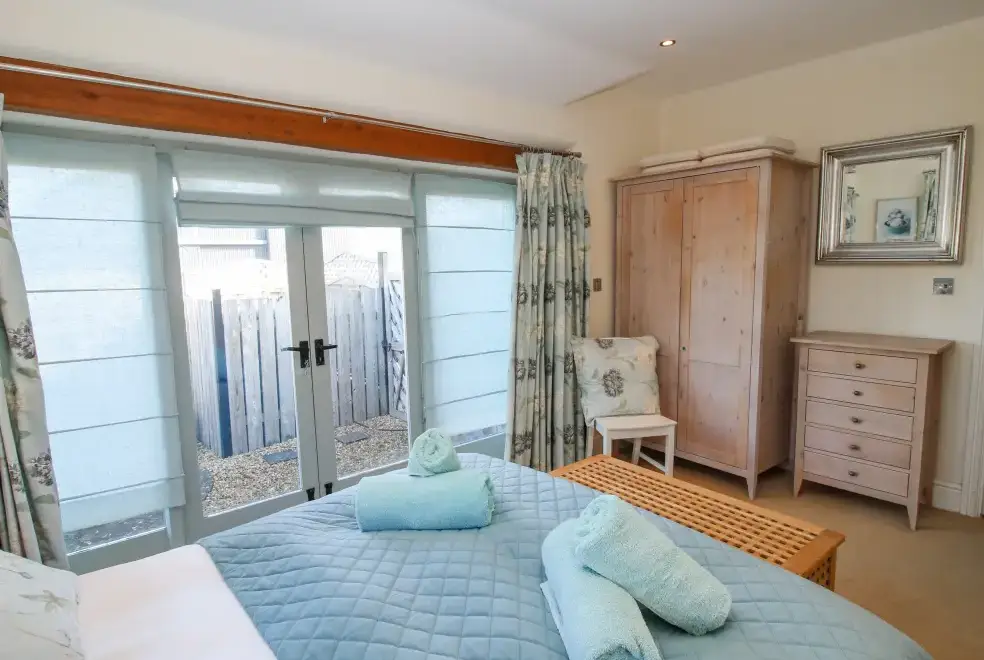 Bedroom at Virginia Barn near Shrewsbury