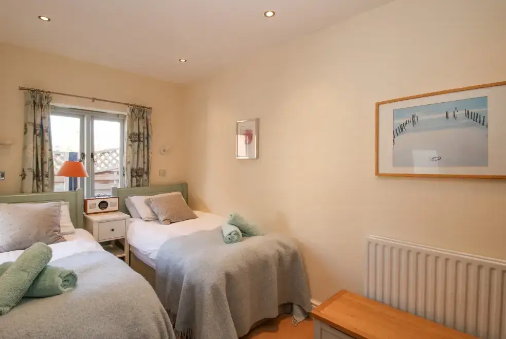 Bedroom at Virginia Barn near Shrewsbury