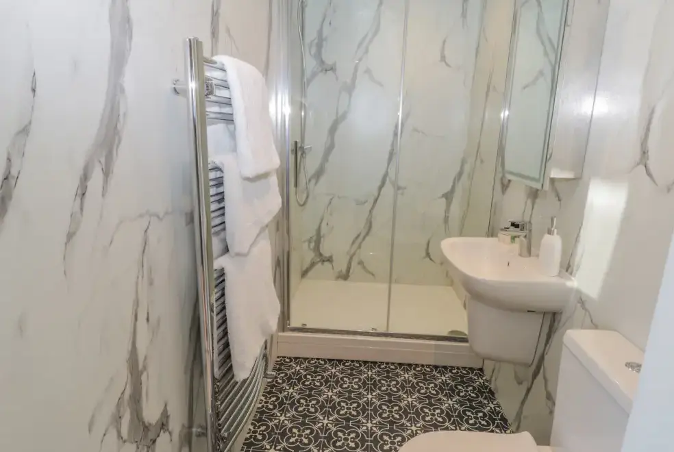 Shower room at Voebroch