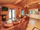 Open plan living area at Wainstones Lodge 2 - thumbnail photo