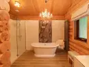Ensuite bathroom at Wainstones Lodge 2 - thumbnail photo