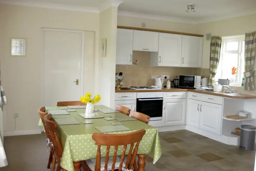 Kitchen/diner at Waterlake Cottage, Orcheston, nr Stonehenge
