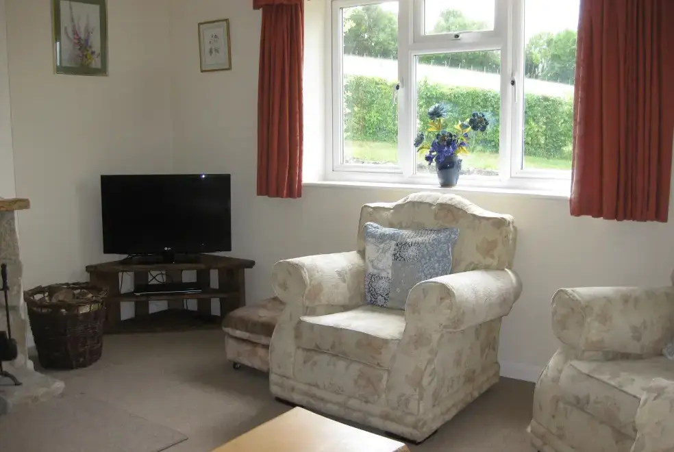 Lounge at Waterlake Cottage, Orcheston, nr Stonehenge