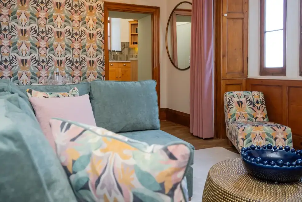 Lounge at Watermouth Castle, Harbour Apartment