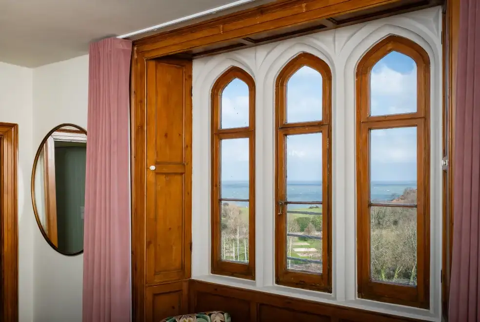 Sev view at Watermouth Castle, Harbour Apartment