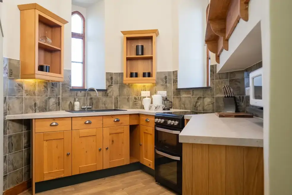 Kitchen/diner at Watermouth Castle, Harbour Apartment