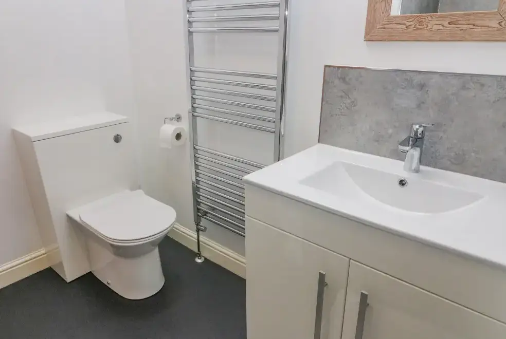 Loo at Watershed Pet-Friendly Cottage, Yorkshire Dales National Park, 