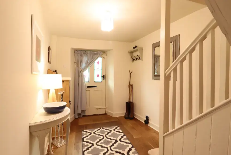 Boot room at Wayside Cottage